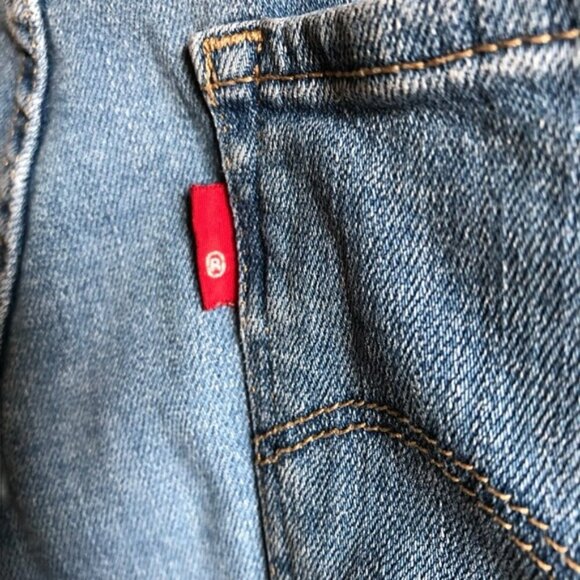 Levi’s 721 High Rise Skinny Jeans Azure Glow Light Wash Size 32 - Picture 12 of 16